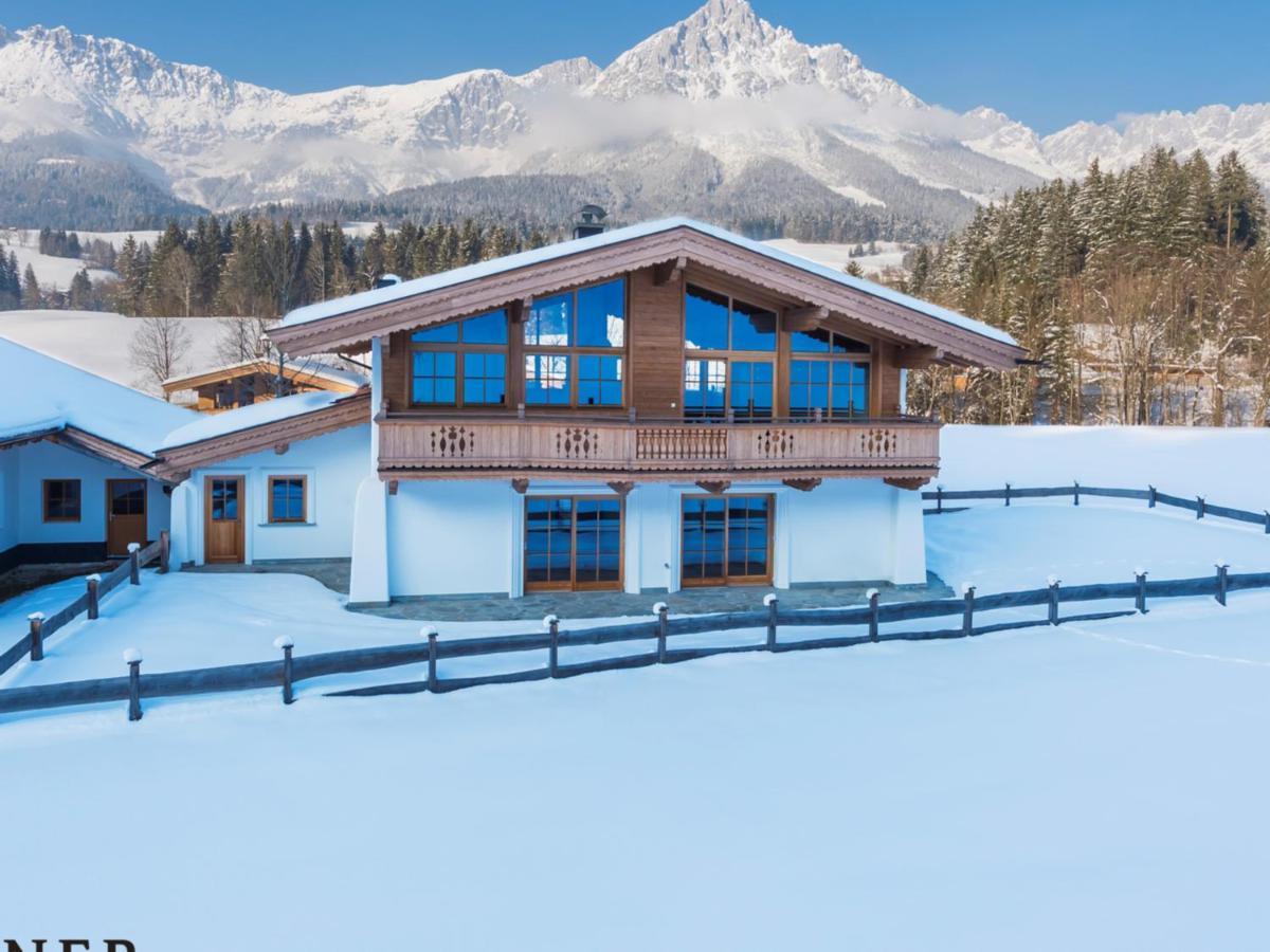 Luxuschalet Happy Home Tyrol เอลล์เมา ภายนอก รูปภาพ